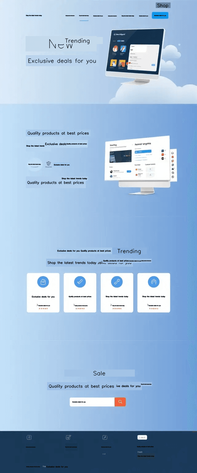 Modern Landing Page Example