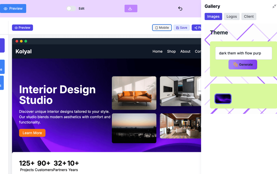 Modern web solutions